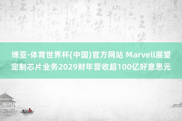 博亚·体育世界杯(中国)官方网站 Marvell展望定制芯片业务2029财年营收超100亿好意思元