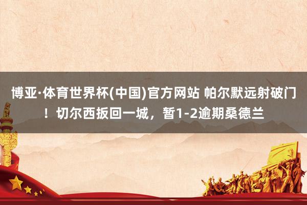 博亚·体育世界杯(中国)官方网站 帕尔默远射破门！切尔西扳回一城，暂1-2逾期桑德兰